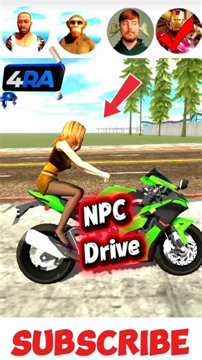 NPC Impossible Bike Stunt 😱 | Indian Bike Driving 3D #shorts #indianbikedriving3d #gta