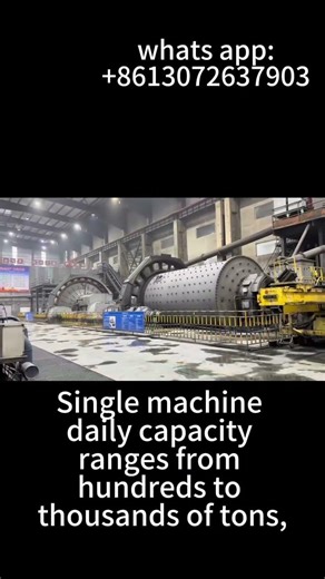 Large Ball Mill Operation Video