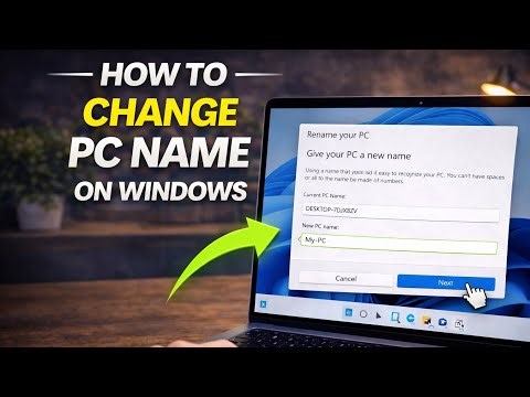 How to Change PC Name on Windows 11 Lock Screen (Rename User Account)