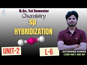(L6) sp Hybridization || bsc 1st semester chemistry unit-2 #zchem #hybridization #chemistry #bsc