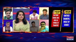 1.7K views · 13 reactions | What is Oppn's reason to boycott inauguration of new Parliament? Is it Sengol or absence of President?: Navika Kumar asks Pugazh Gandhi, Spokesperson, DMK "Problem is, BJP using Sengol as diversional tool. It is insult to President Murmu...," he responds #TheNewsHour | Navika Kumar | TIMES NOW | Facebook