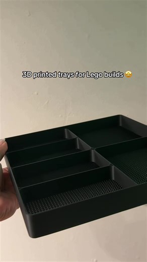 Perfect 3D Printed Trays for Lego Builds