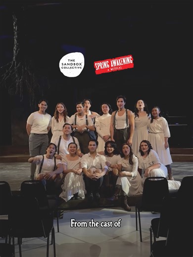 The cast of Spring Awakening sending love and a big happy opening to the cast of Anthropology! 🎭 Break a leg!!!