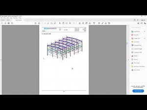 Printing, exporting and report templates in SCIA Engineer