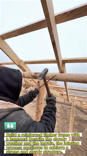 Hammering Timber Framing Joints – Building a Strong Structure!
