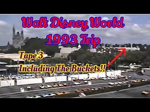 Walt Disney World family trip 1993 tape 3. Magic Kingdom, Epcot Center, MGM Studios.