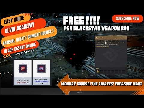 [Combat Course] The Pirates' Treasure Map? - Olvia Academy Black Dessert Online