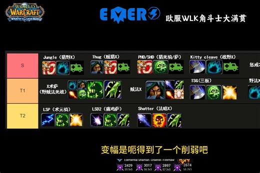 【Evers】大灾变S9-3V3组合强度排名