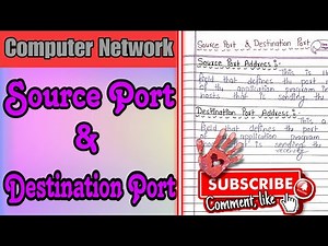 Source Port and Destination Port in UDP Header | Computer Network Basics