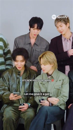 BTS New Video for Spotify 💜