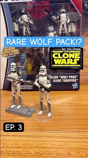 These Clone Troopers Are Actually Rare... #starwars #clonewars #actionfigures #toys #clonetrooper