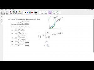 SOA Exam P Question 118 | Marginal Distribution