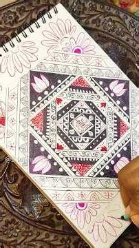 Small Ganesha Mandala Art Drawing | Easy Mandala Art Tutorial for Beginners