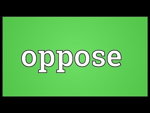 Oppose Meaning