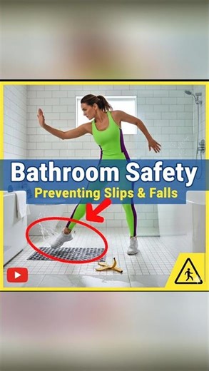 STOP FALLING IN THE SHOWER: 5 CRITICAL BATHROOM SAFETY HACKS #shorts