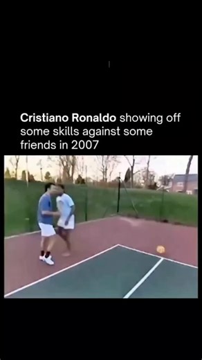 Marketing | Advertising | Branding on Instagram: "In 2007, Cristiano Ronaldo was already years ahead of his time, effortlessly showing sharp footwork, control, and confidence while playing casually with friends. No crowd, no spotlight- just pure passion for football. Every touch hinted at the legend he was about to become, long before the world called him an icon. DM for credit or removal request (no copyright intended) © All rights and credits reserved to the respective owner #CristianoRonaldo 