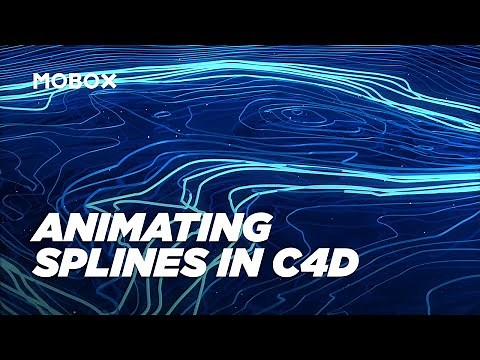 Abstract Spline Animation - Cinema 4D Tutorial