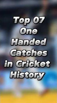 Most Amazing One Handed Catches in Cricket History #shorts in #trend #ट्रेंडिंग #वायरल #वीडियो