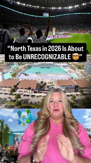 Dallas Inside Out | Realtor in DFW on Instagram: "North Texas isn’t growing… it’s leveling up. From theme parks and surf lagoons to global sports and billion-dollar developments, 2026 is about to redefine how we live, work, and play in DFW. Real estate follows momentum — and the momentum here is unreal. 👇 Comment VIP for free exclusive weekly real estate updates, perks, and all things DFW that will be available only for insiders #DFWRealEstate #NorthTexas #FriscoTX #McKinneyTX #TexasRealEstate 