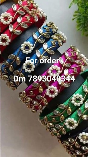 silk thread bangles designs ✨️ available ✨️