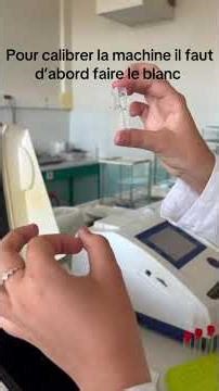 Utilisation du spectrophotomètre au laboratoire