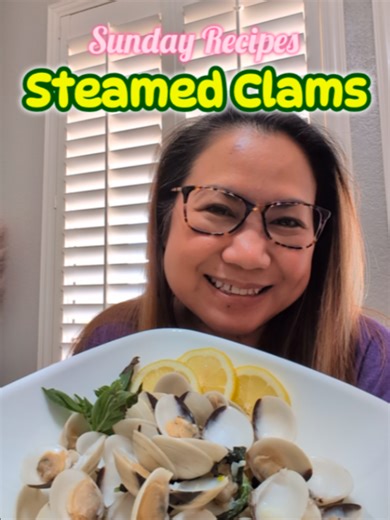 Sunday Recipes: Easy Steamed Clams Delight