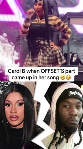 Cardi B Reacts to Offset's Part in Their Song
