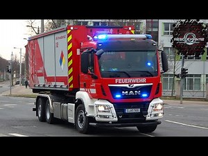 🚨 HLF 20 + WLF mit AB-Umweltschutz + GW-Mess Berufsfeuerwehr Gera FW Süd