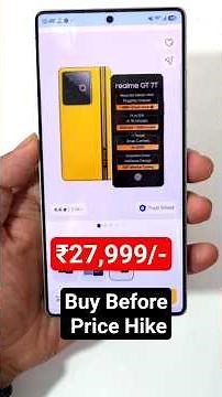 Realme GT 7T ₹27,999/- Price Hike Buy Now 🤔🔥🚀 #realmegt7t