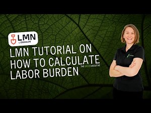 How to Calculate Labor Burden for Landscaping Companies | LMN Budget & Price List Tutorial