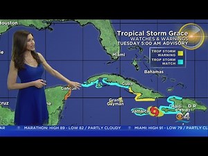 Tracking Tropical Storm Grace & Tropical Depression Fred 8/17/2021 6AM