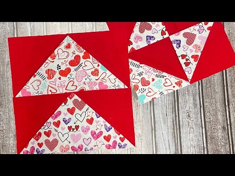 Wild goose chase quilt block tutorial with bonus block