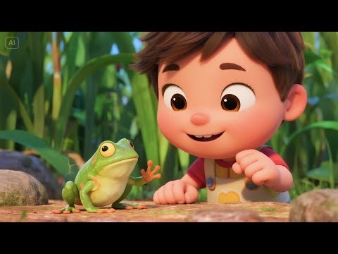 Froggy Hop Dance — Five Little Jumpers! 🐸💃🎶 | Bouncy Frog Dance Song for Toddlers & Preschoolers