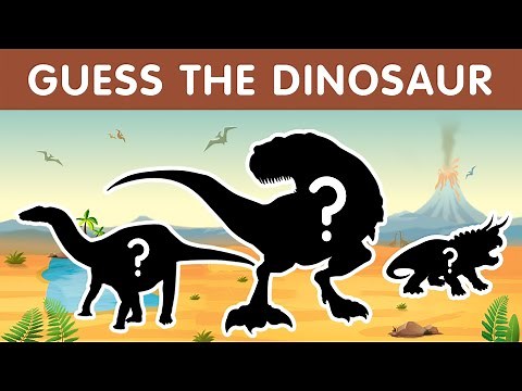 Guess the Dinosaur Quiz | Can You Name these Dinosaurs? | Interesting Facts & Sounds