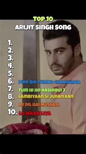 Arijit Singh Top 10 Songs Bollywood Hits ❤️ #Shorts #mostpopular #bollywood