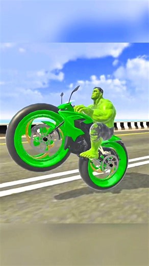 Hulk Comes To Indian Bikes Driving 3d City 😬 #youtubeshorts #viralshorts #shortvideo #gta6 #gta5
