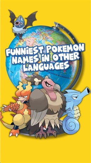 The FUNNIEST foreign Pokemon names 🤣 #pokemon #pokémon