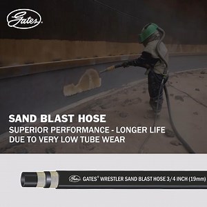 51K views · 19 reactions | Sand blast hose is recommended for highly abrasive material used in sand/shot blasting applications including River sand garnets, Copper slag, Coal particles, Corundum, Cast steel, Grit glass etc. Know more about the product and its applications here: https://bit.ly/3yKLI0K #Gates #Gatesindia | Gates Corporation | Facebook