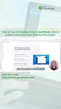How to Turn On Desktop View in Intuit Enterprise Suite and QuickBooks Online?