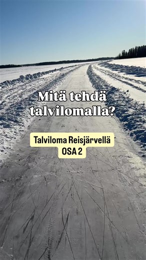 Mitä tehdä talvilomalla Reisjärvellä? Miten olisi luisteluretki Vuohtajärven jäällä? Reitti ei ole pitkä, noin 2 km ja menee Kuusisaaren nuotiopaikan vierestä, johon on hyvä pysähtyä ja nauttia retkieväitä ja hörpätä kuumaa kaakaota termarista. Tai jos haluaa lämiä kiekkoa tai ottaa vaikka pikku skabat perheen kesken niin Reisjärvellä on kaksi kaukaloa; Niemenkartanon koululla ja Kisatien koululla. Perheen huimapäille on sitten tietenkin Petäjämäen pulkkamäki, siinä saa kunnon vauhdit ja töyssyt