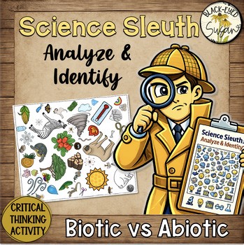 Biotic vs Abiotic Factors Activity + PowerPoint | Ecosystems NGSS Middle School