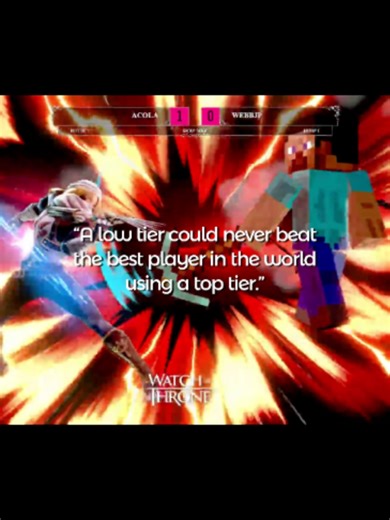 You're right, it can't #sheik #supersmashbrosultimate #tournament #steve #minecraft #top1