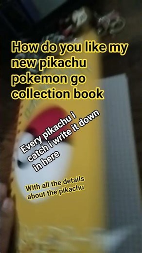 my new pokemon go collection book