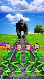 154K views · 764 reactions | equal dame tu cosita alien 4 same colors red and blue rail dance vs train driver tom #vfx #funny #edit #viral | High Koncept media | Facebook