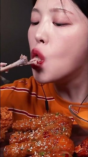 Asmr KFC Style Fried Chicken Eating Sound 🍗