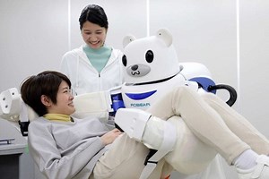 Japanese robot bear nurses to care for rapidly aging population
