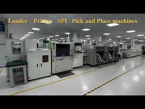 Represented Fully equipped SMT line for assembly PCB