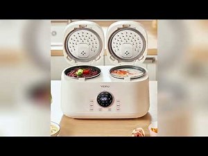 Smart Multifunction Double Pot Rice And Electric Cooker #ricecooker #electriccooker #doublepot