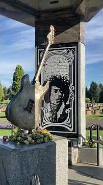 Jimi Hendrix Memorial/Grave Site. The guitar/ Rock legend. 9/13/23