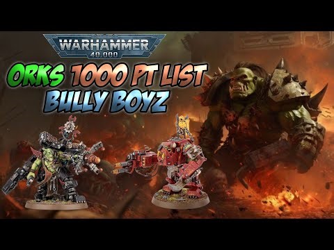 Bully Boyz Orks - Epic Starter List (Warhammer 40k)